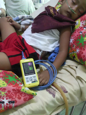 Young patient in the Phillipines